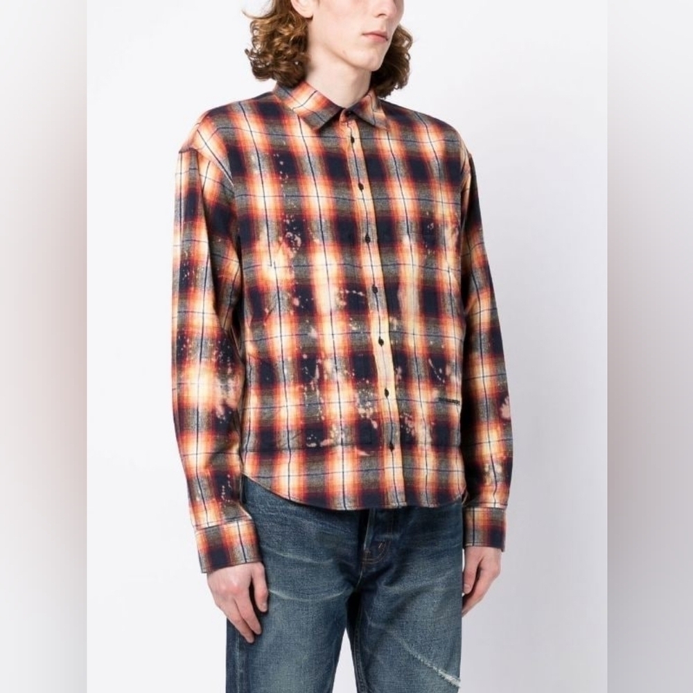 Dsquared2 Check-Pattern Shirt Size M(50) New No Tags